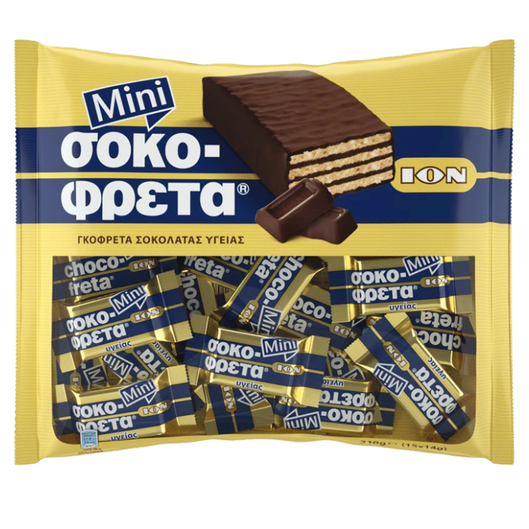 Schokofretinia MINI Ygeias (210g) ION von ION bei Araxxon - Hochwertiges griechisches Produkt. Schokofretinia MINI Ygeias (210g) ION από ION στο Araxxon - Αυθεντικό ελληνικό προϊόν.